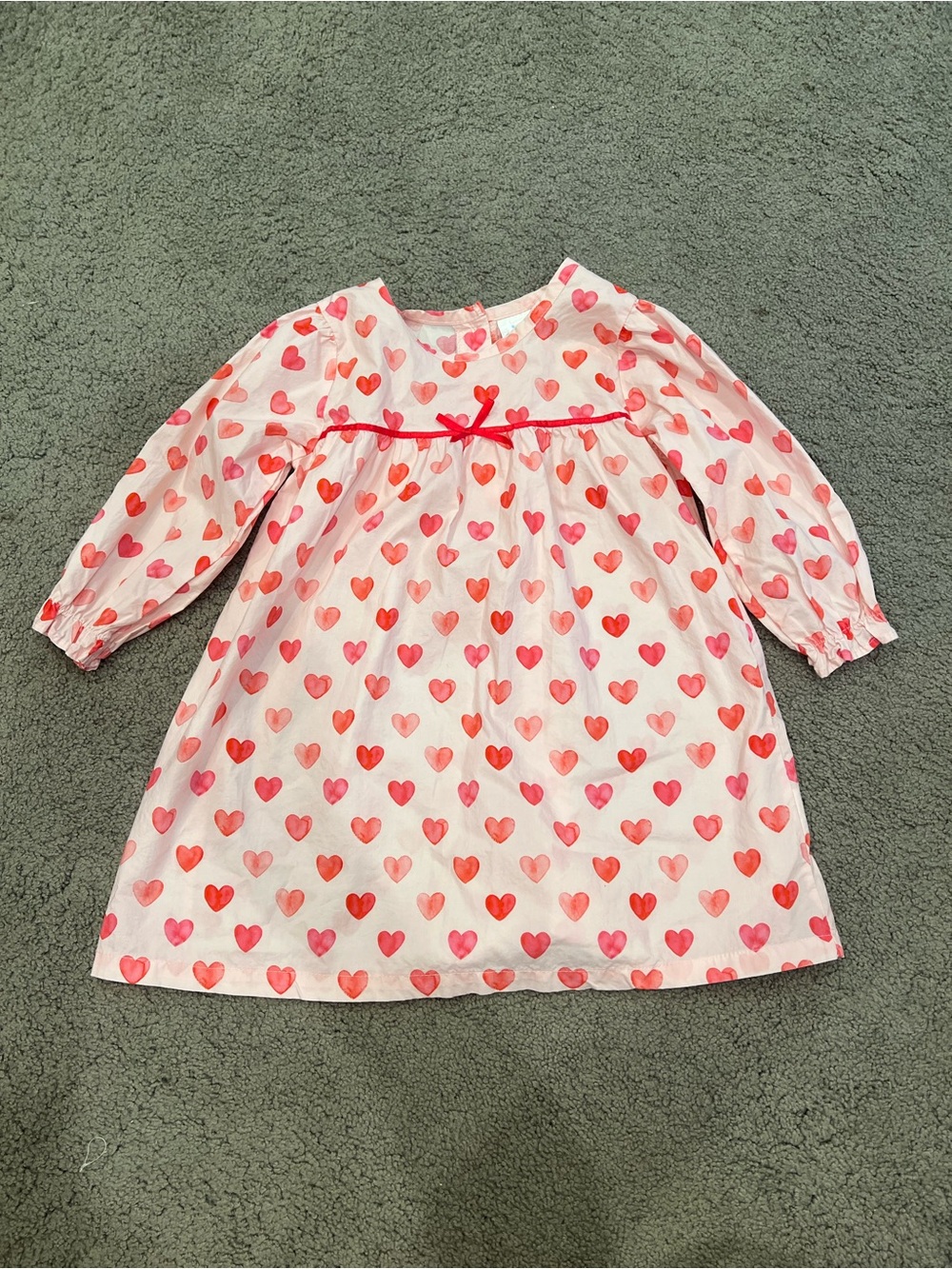 Stitchy Fish Red Hearts Dress